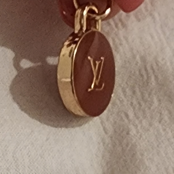 Louis-Vuitton * Authentic Double Sided LV Charm/Replacement Zipper Pull - Picture 7 of 7